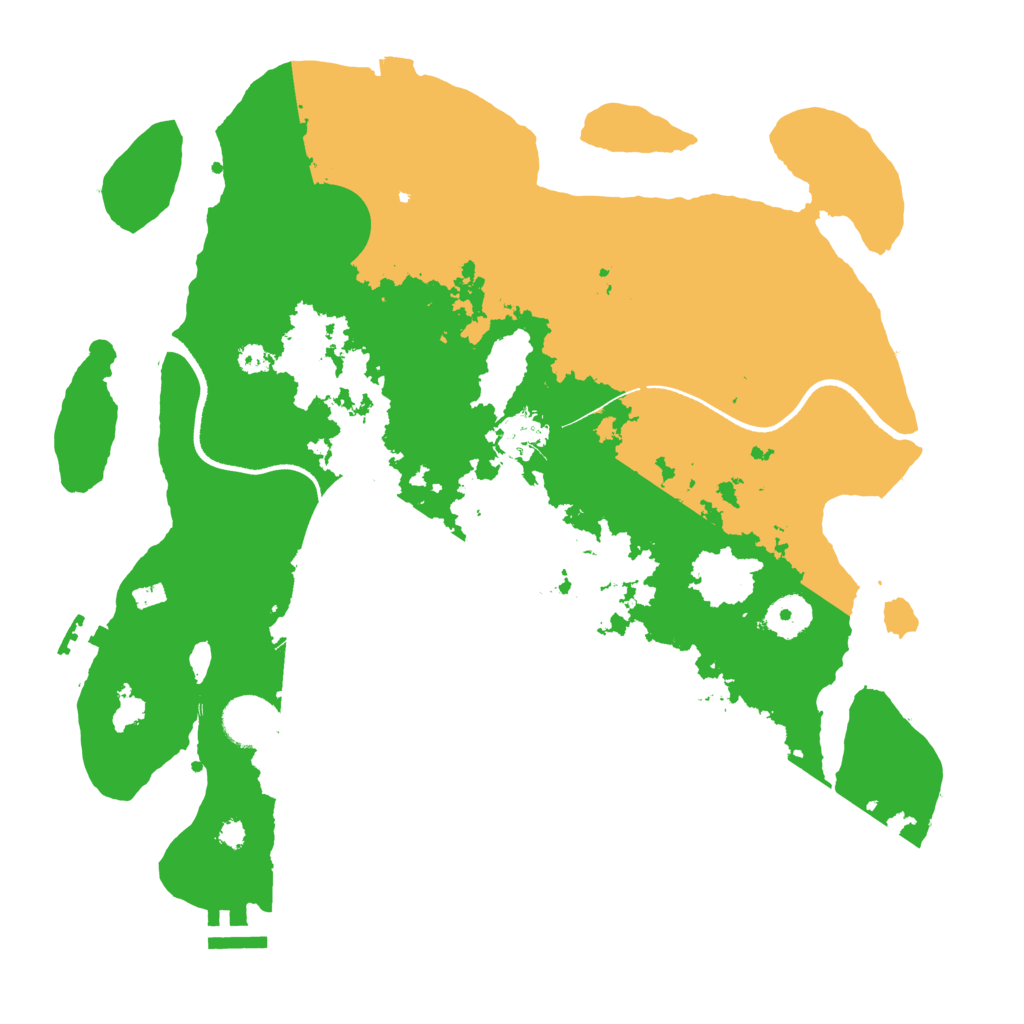 Biome Rust Map: Procedural Map, Size: 3500, Seed: 1352418443