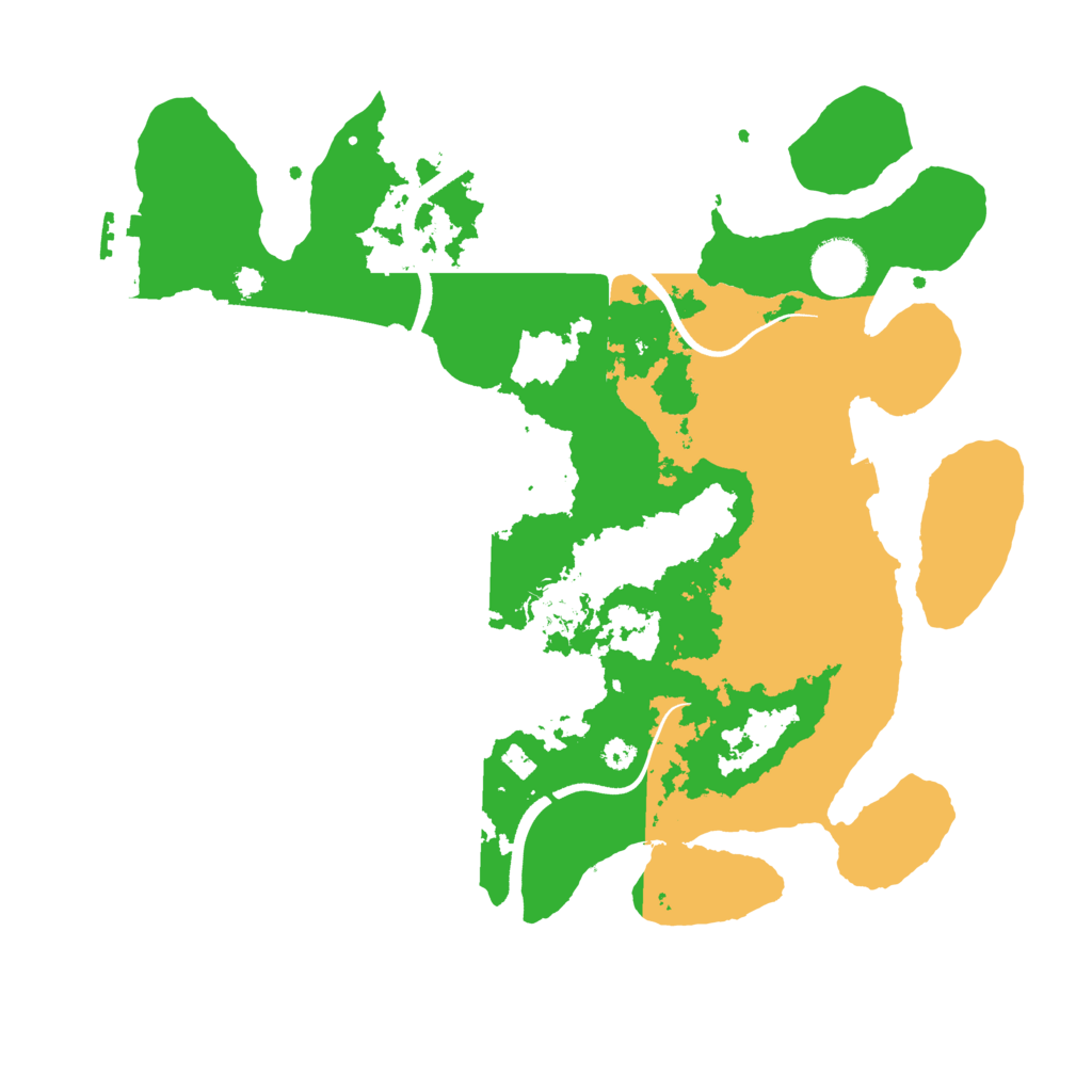 Biome Rust Map: Procedural Map, Size: 3500, Seed: 1775343093