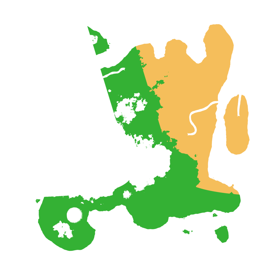 Biome Rust Map: Procedural Map, Size: 3100, Seed: 4326759