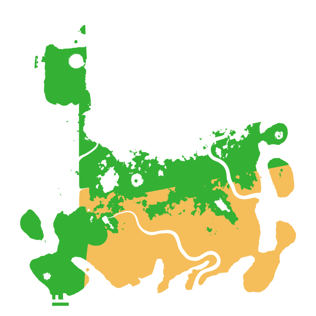 Biome Rust Map: Procedural Map, Size: 3850, Seed: 2266670