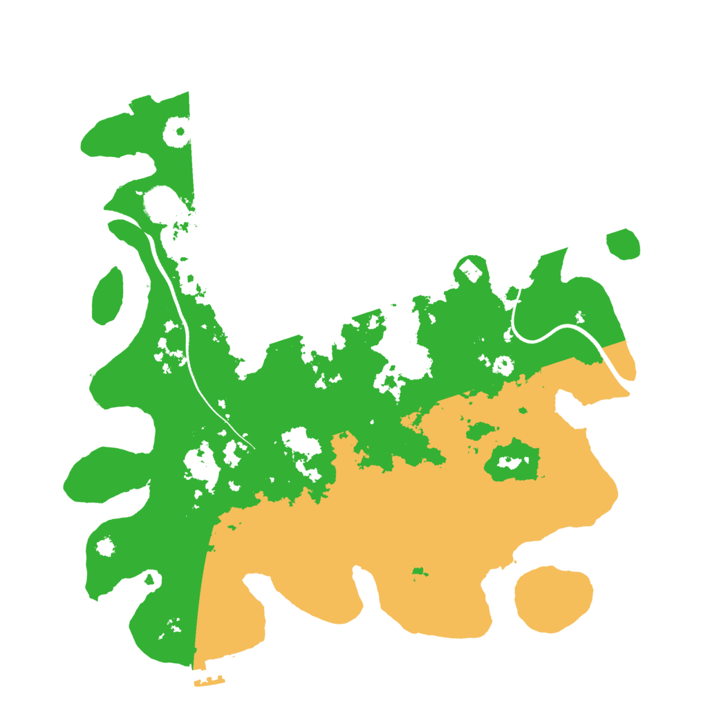 Biome Rust Map: Procedural Map, Size: 3500, Seed: 342644340