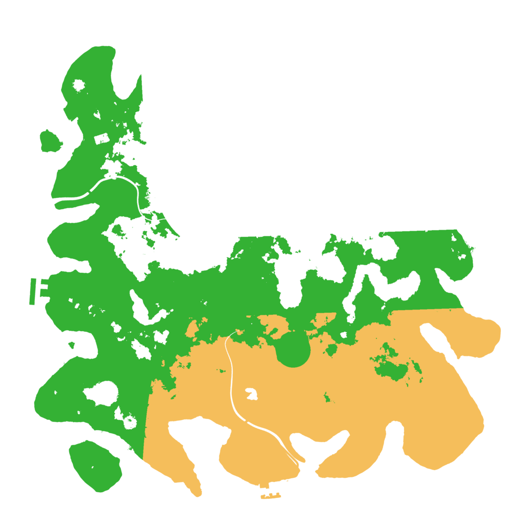 Biome Rust Map: Procedural Map, Size: 4000, Seed: 570547070
