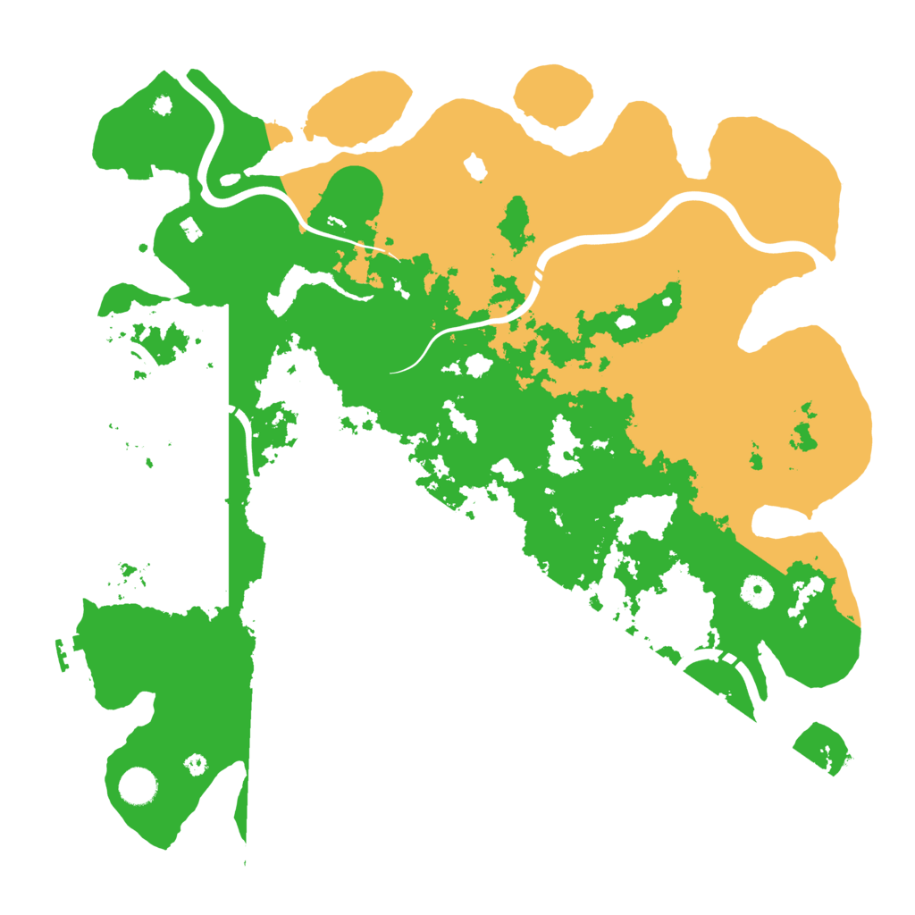 Biome Rust Map: Procedural Map, Size: 4250, Seed: 508569801