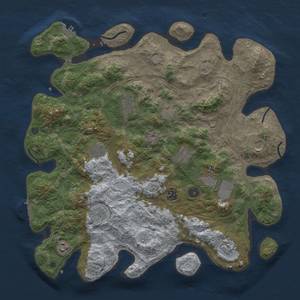 Thumbnail Rust Map: Procedural Map, Size: 4250, Seed: 508569801, 18 Monuments