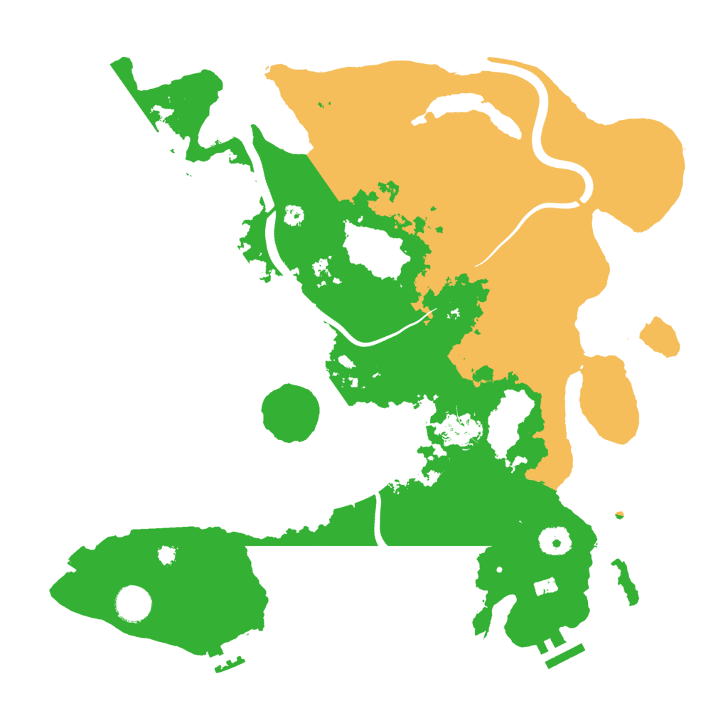 Biome Rust Map: Procedural Map, Size: 3550, Seed: 469662