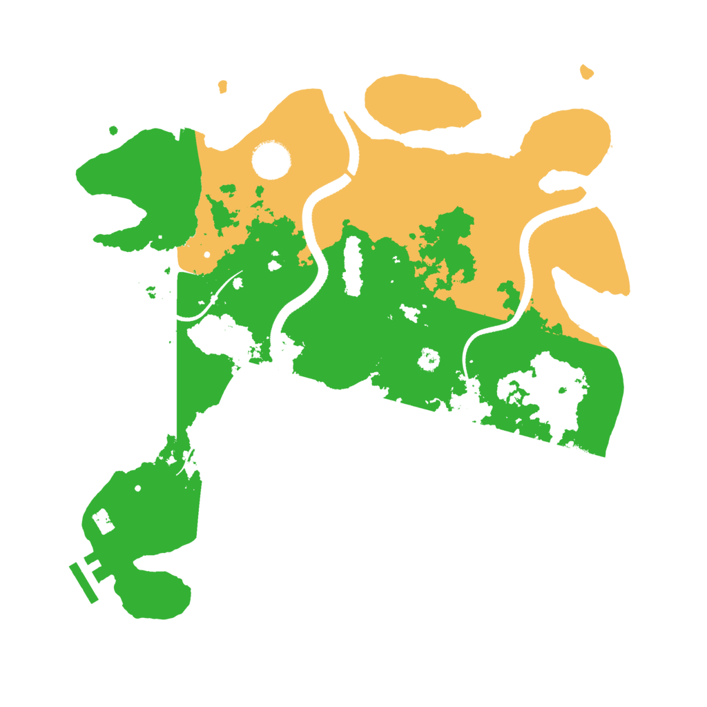 Biome Rust Map: Procedural Map, Size: 3250, Seed: 505810920