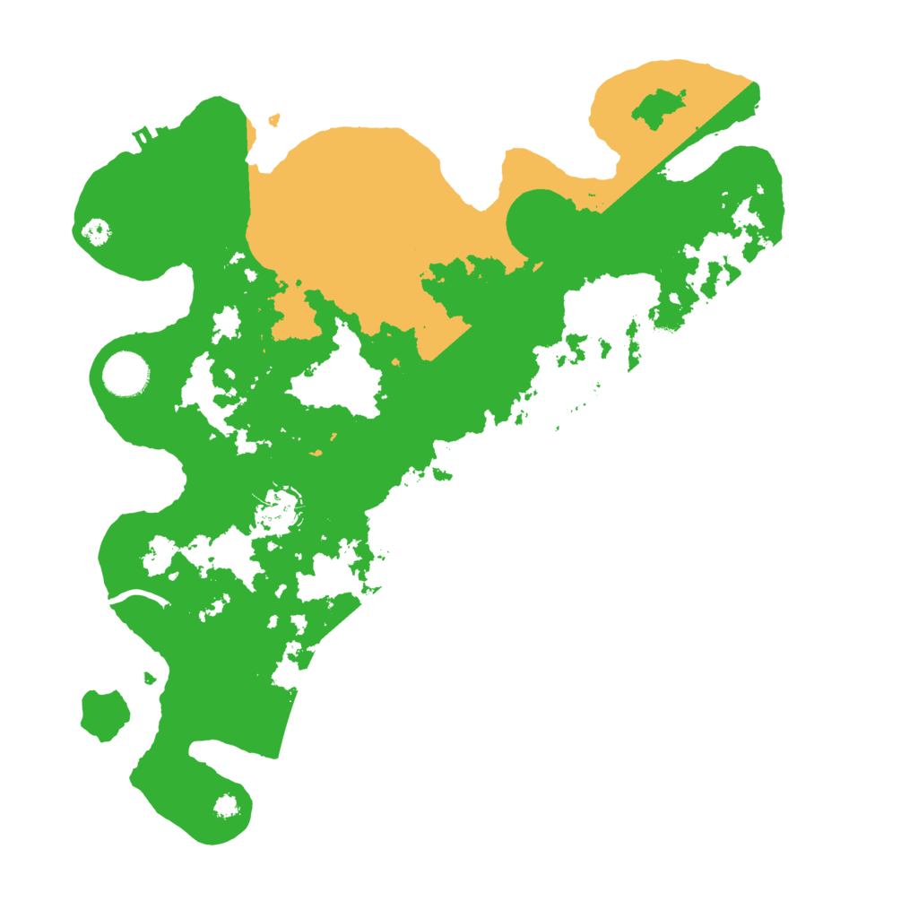 Biome Rust Map: Procedural Map, Size: 3550, Seed: 104434