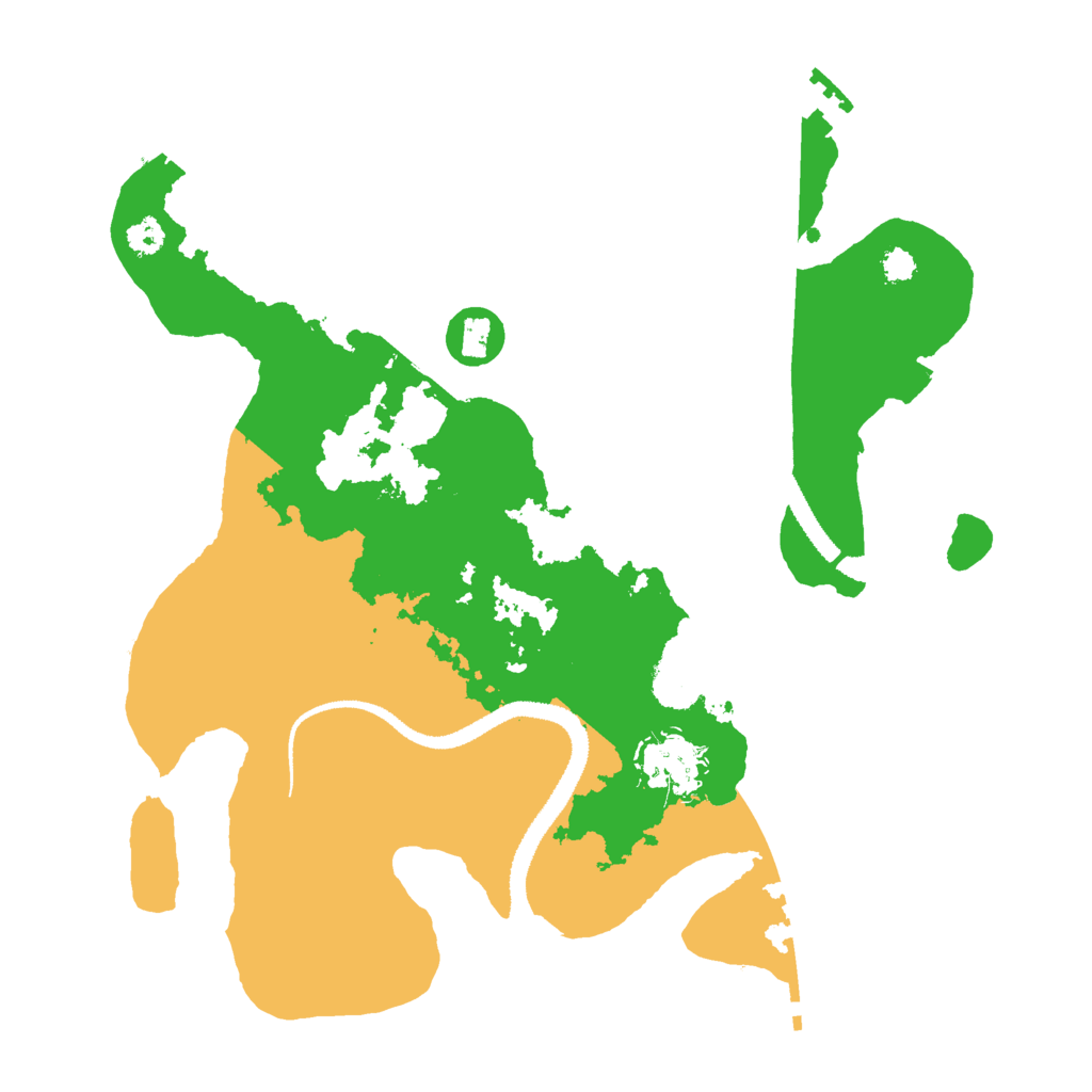 Biome Rust Map: Procedural Map, Size: 3000, Seed: 81773