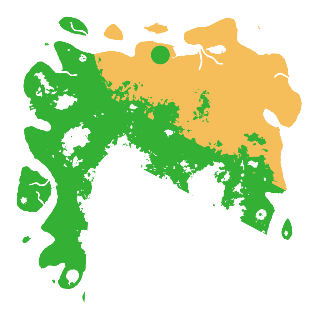 Biome Rust Map: Procedural Map, Size: 4500, Seed: 1691769759