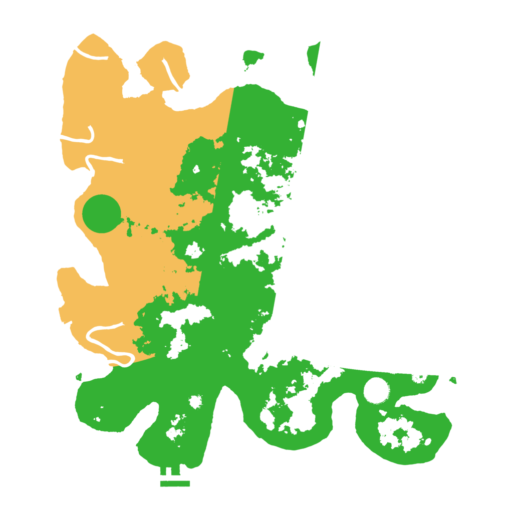 Biome Rust Map: Procedural Map, Size: 3500, Seed: 1748712431