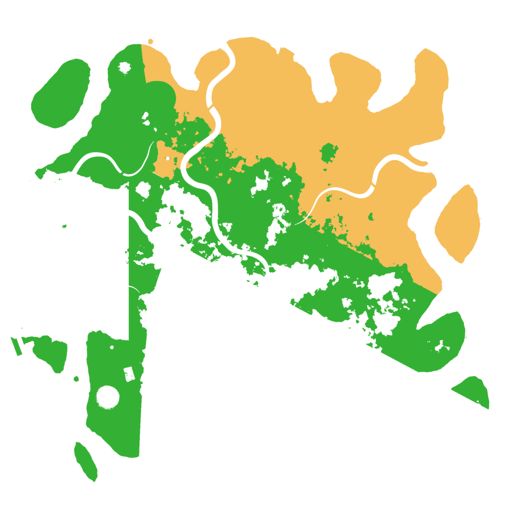 Biome Rust Map: Procedural Map, Size: 3950, Seed: 652937600