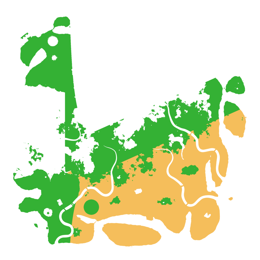Biome Rust Map: Procedural Map, Size: 4500, Seed: 1590367086