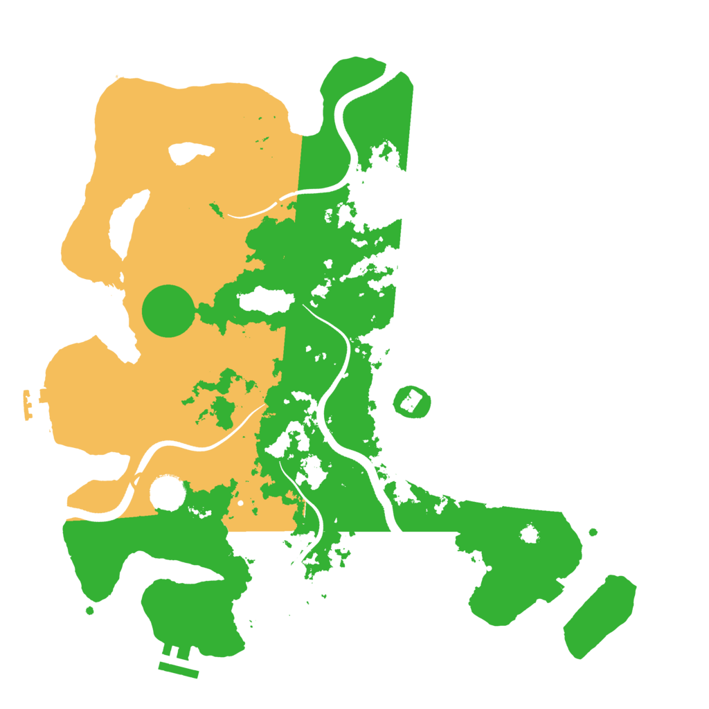 Biome Rust Map: Procedural Map, Size: 3550, Seed: 844362