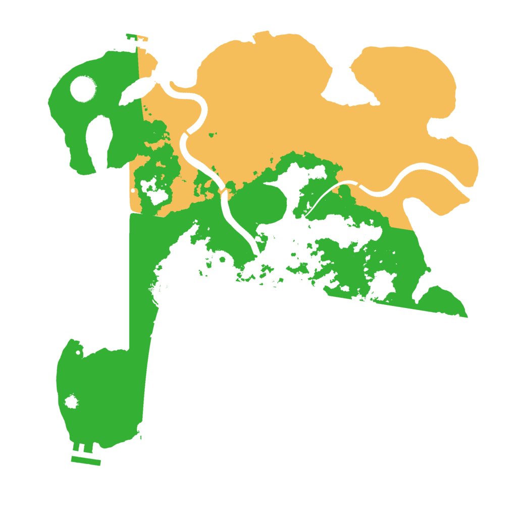 Biome Rust Map: Procedural Map, Size: 3540, Seed: 401085