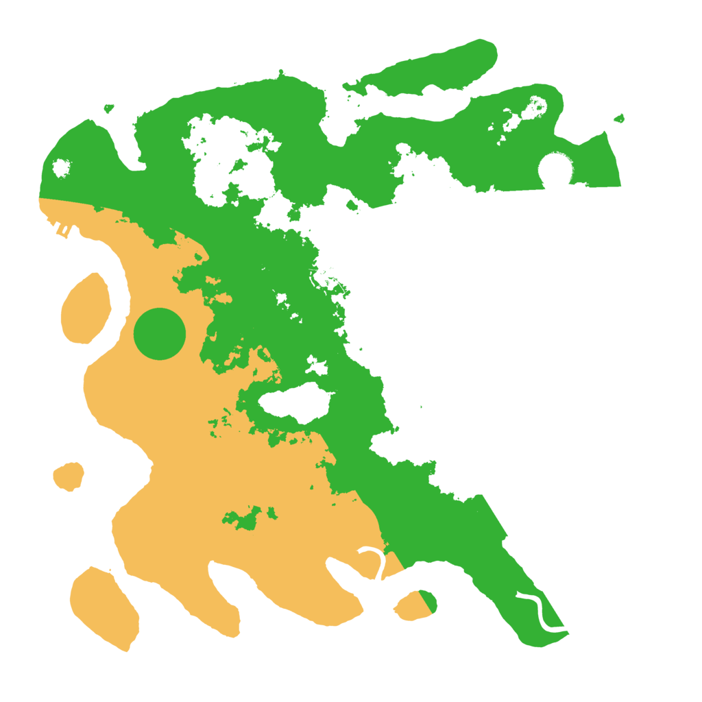 Biome Rust Map: Procedural Map, Size: 3550, Seed: 443134