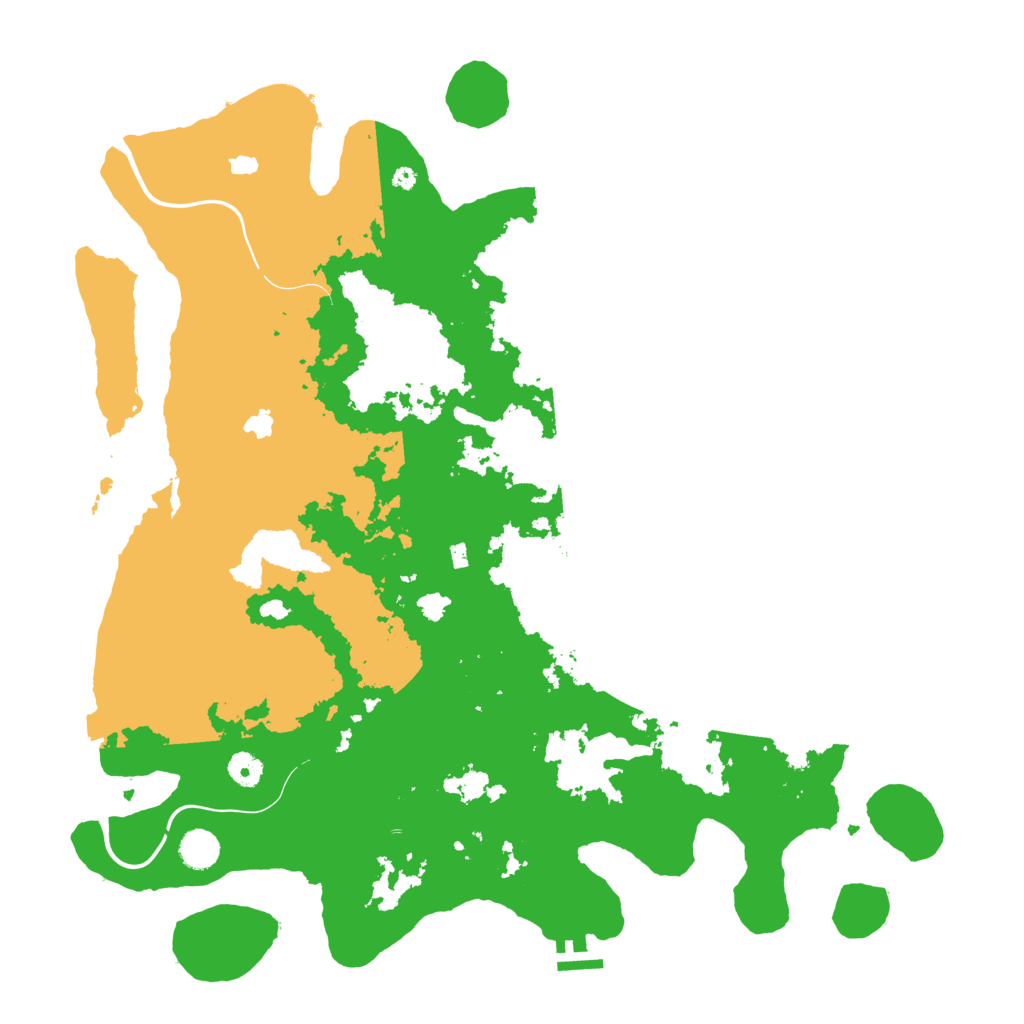 Biome Rust Map: Procedural Map, Size: 4500, Seed: 1991126098