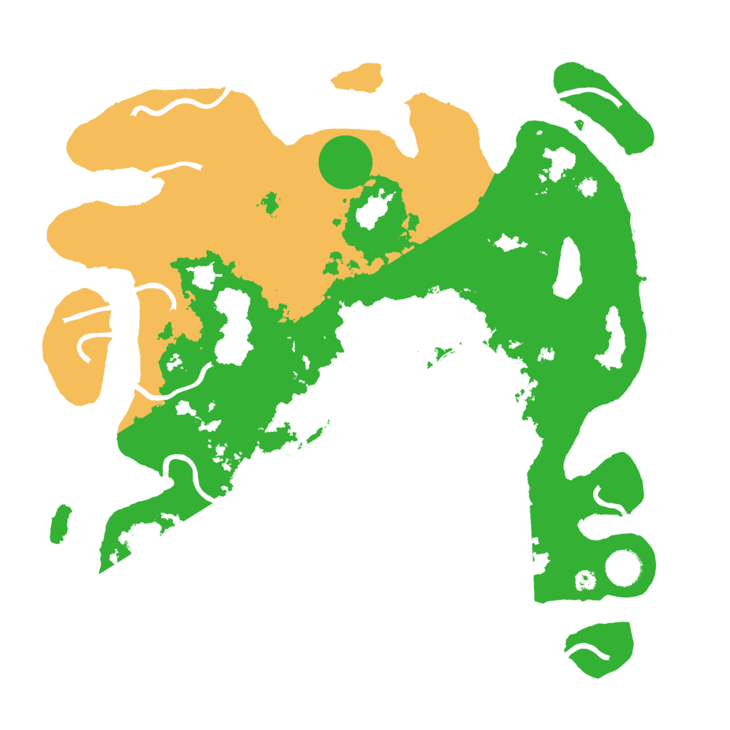 Biome Rust Map: Procedural Map, Size: 3580, Seed: 496721