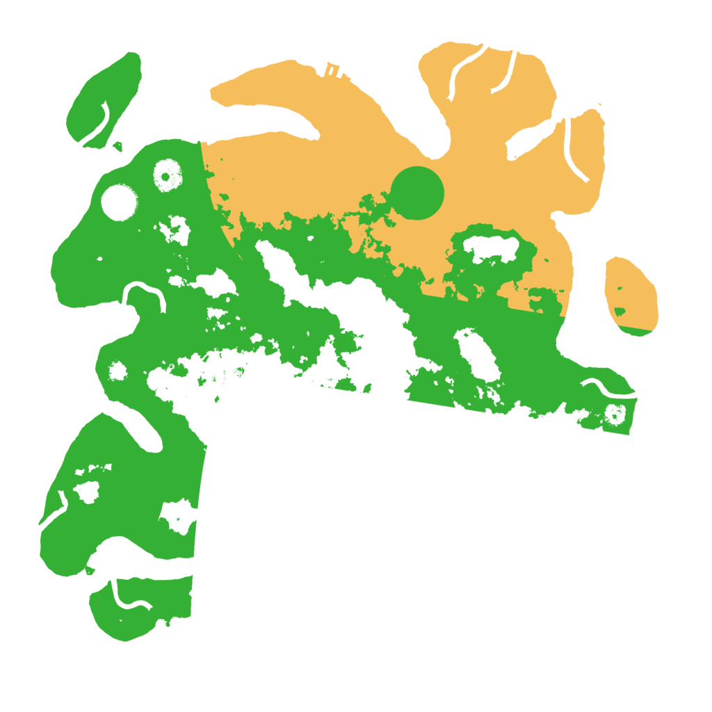 Biome Rust Map: Procedural Map, Size: 3500, Seed: 1302974488