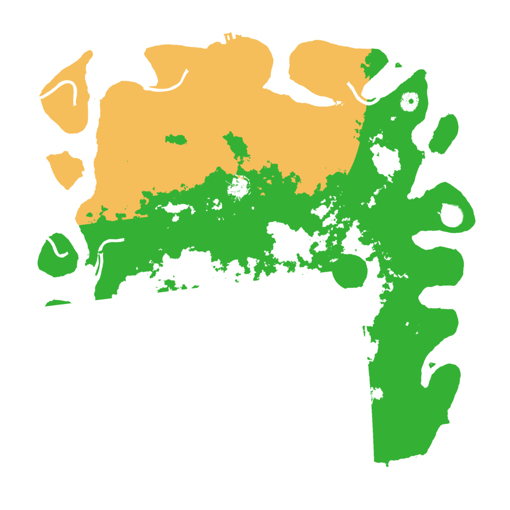 Biome Rust Map: Procedural Map, Size: 4050, Seed: 878829289