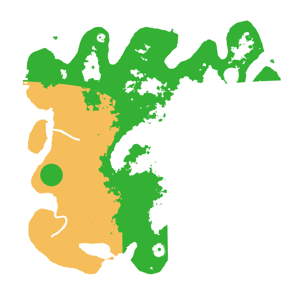 Biome Rust Map: Procedural Map, Size: 3550, Seed: 667851