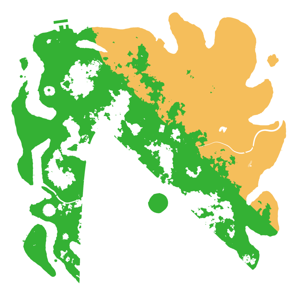 Biome Rust Map: Procedural Map, Size: 4250, Seed: 286194647