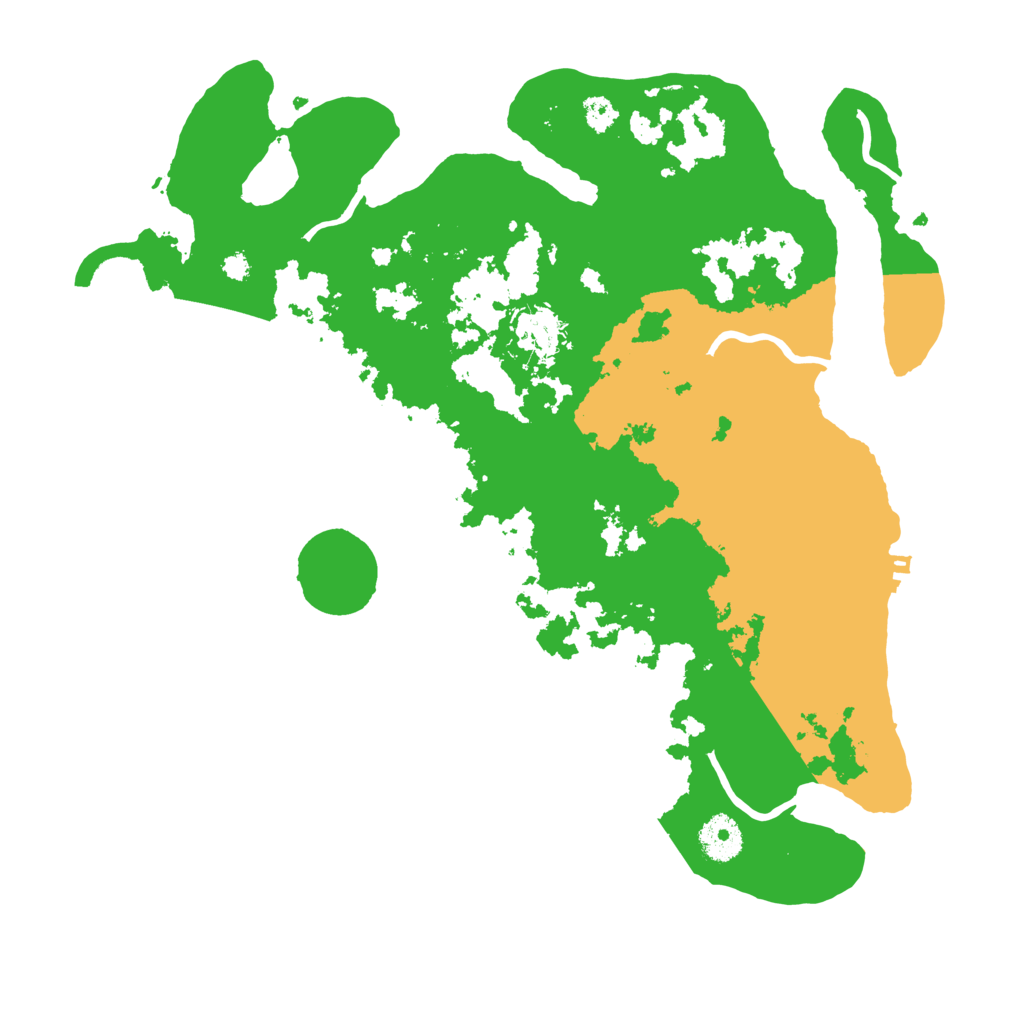 Biome Rust Map: Procedural Map, Size: 3540, Seed: 638901