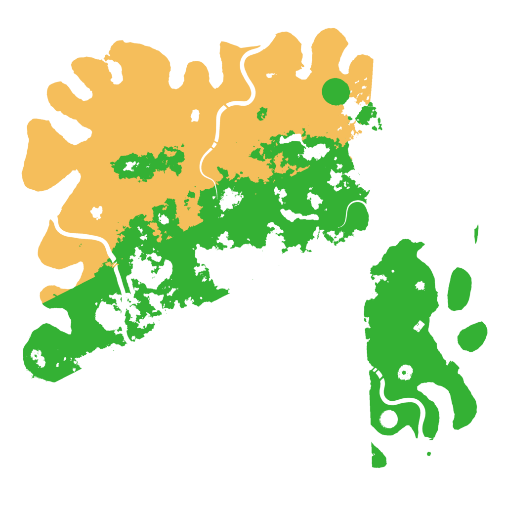 Biome Rust Map: Procedural Map, Size: 5000, Seed: 1582528979