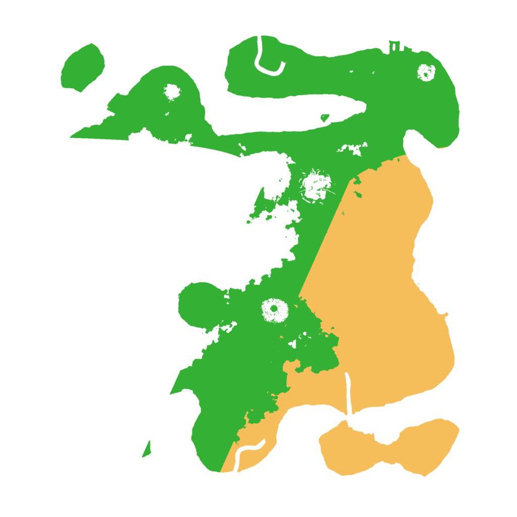 Biome Rust Map: Procedural Map, Size: 3000, Seed: 308563118