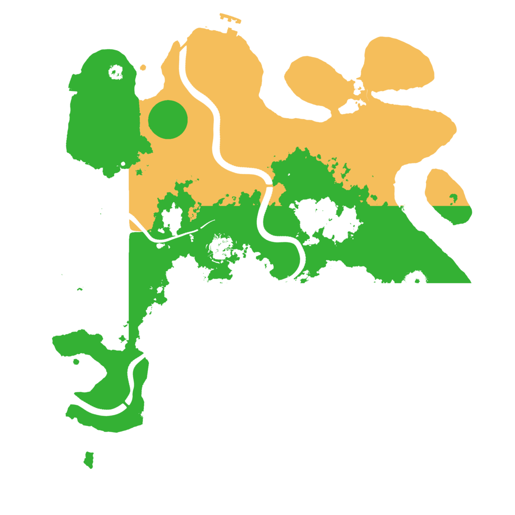 Biome Rust Map: Procedural Map, Size: 3500, Seed: 1598761352