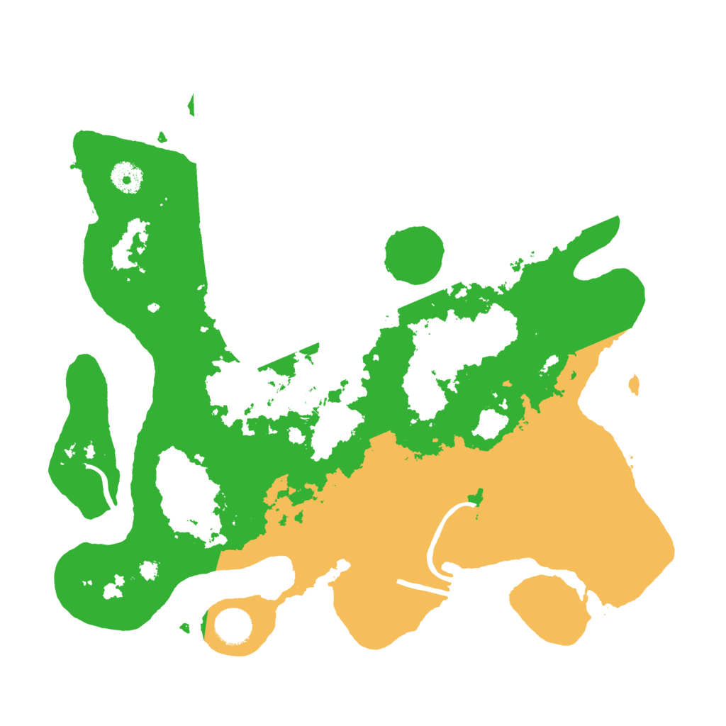 Biome Rust Map: Procedural Map, Size: 3500, Seed: 49097