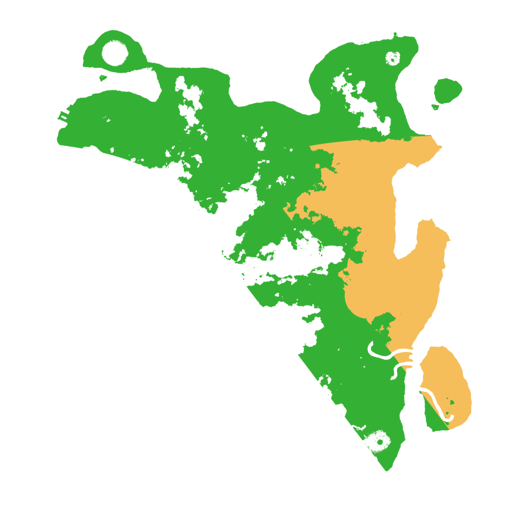 Biome Rust Map: Procedural Map, Size: 3570, Seed: 228566