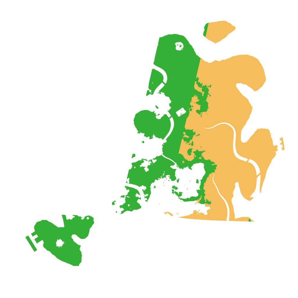 Biome Rust Map: Procedural Map, Size: 3500, Seed: 1498222167