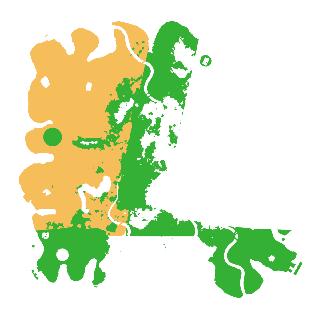 Biome Rust Map: Procedural Map, Size: 4500, Seed: 1698209762