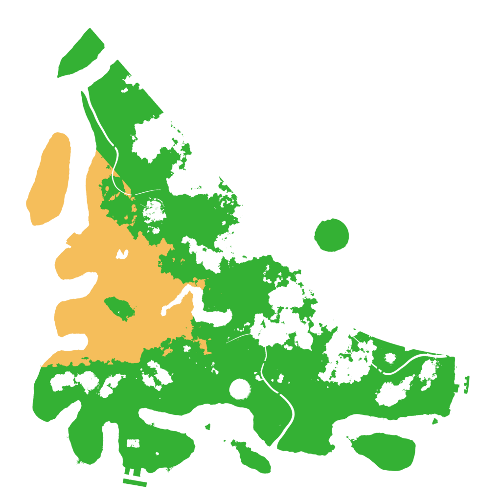 Biome Rust Map: Procedural Map, Size: 4250, Seed: 714381437
