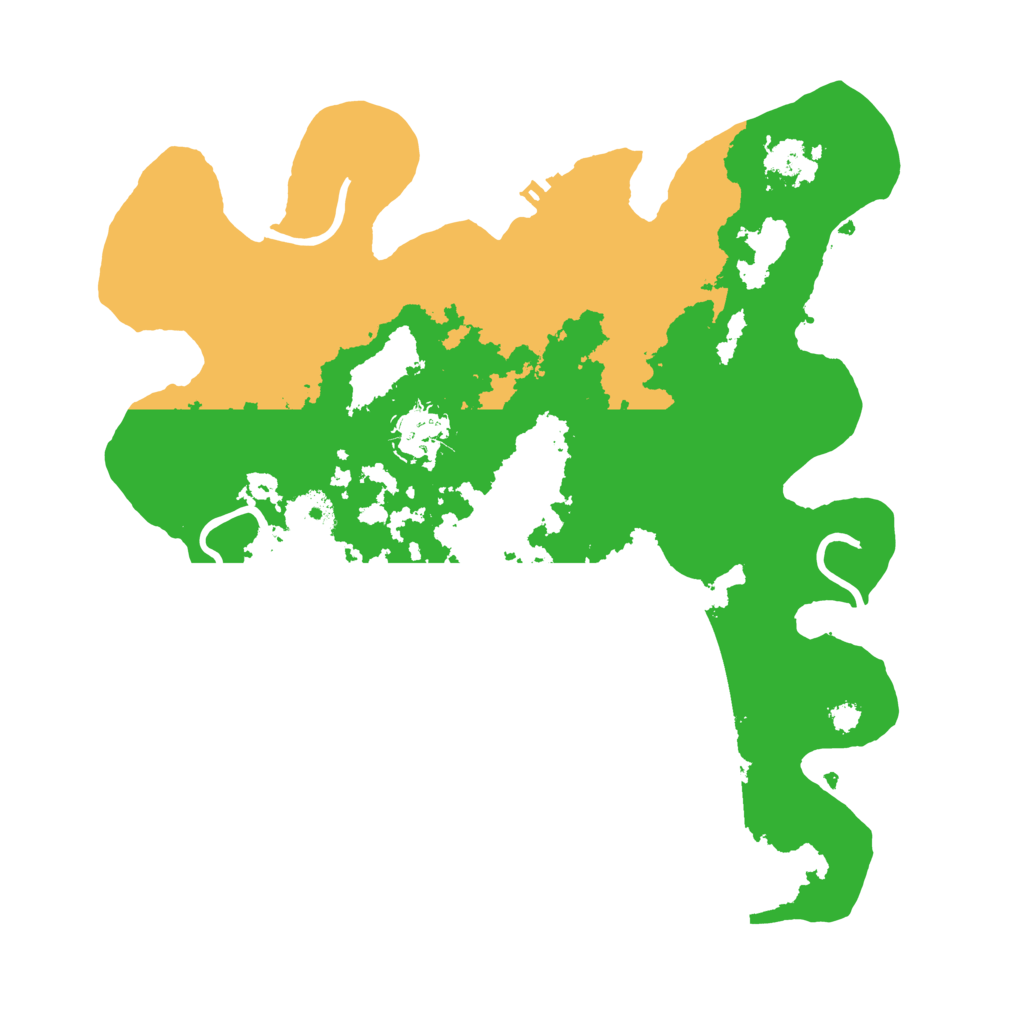 Biome Rust Map: Procedural Map, Size: 3200, Seed: 75868700