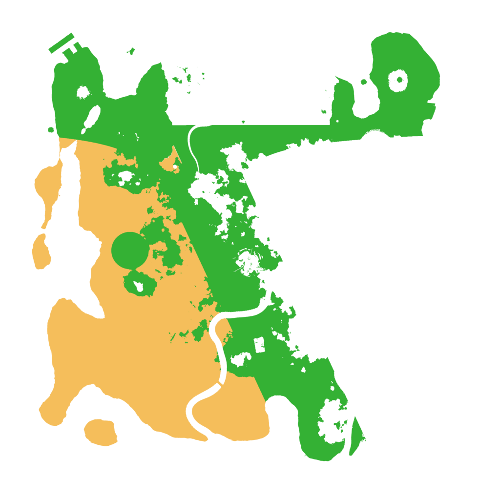 Biome Rust Map: Procedural Map, Size: 3550, Seed: 810751
