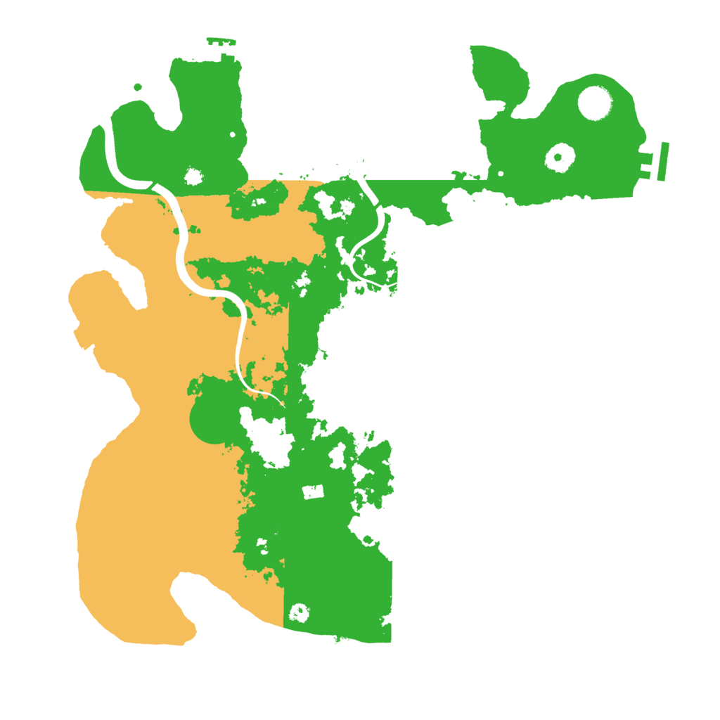 Biome Rust Map: Procedural Map, Size: 3750, Seed: 122564105