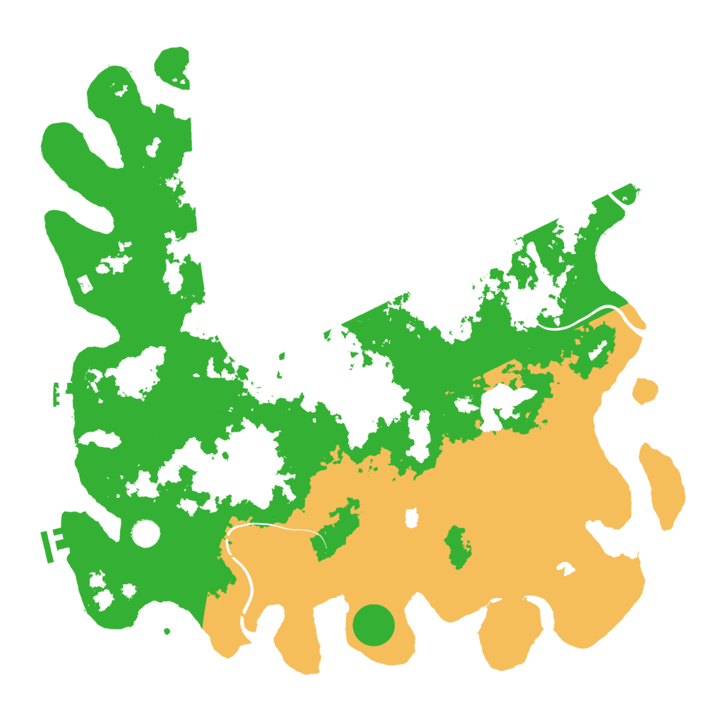 Biome Rust Map: Procedural Map, Size: 4500, Seed: 919321548