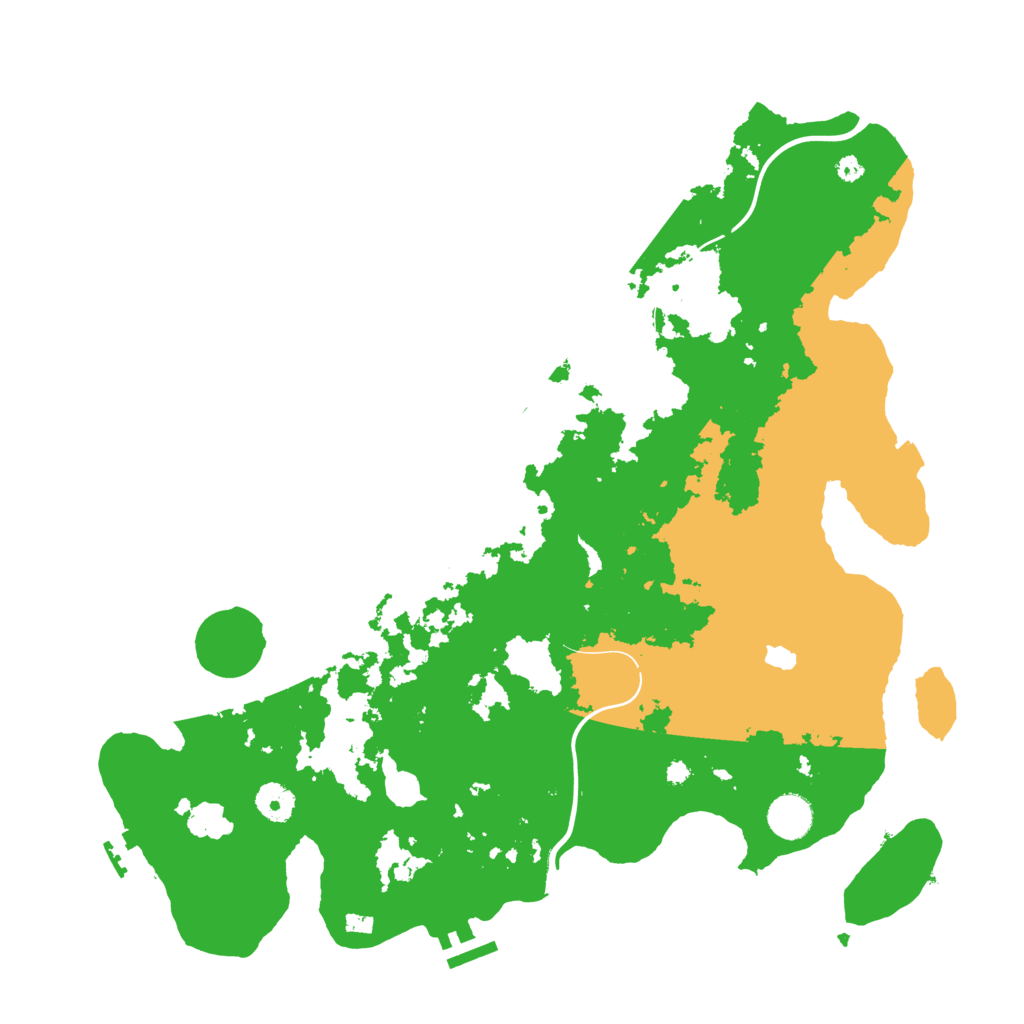 Biome Rust Map: Procedural Map, Size: 4000, Seed: 278666370