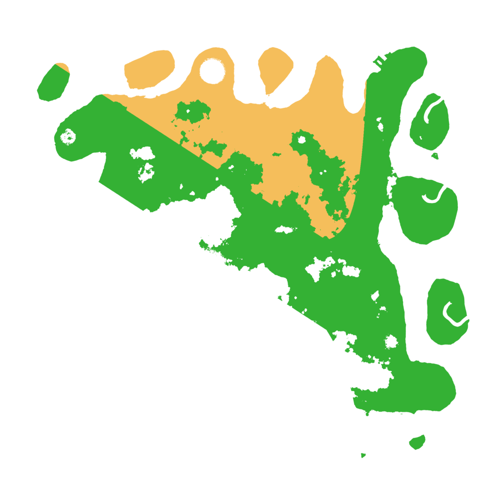 Biome Rust Map: Procedural Map, Size: 3500, Seed: 1111977