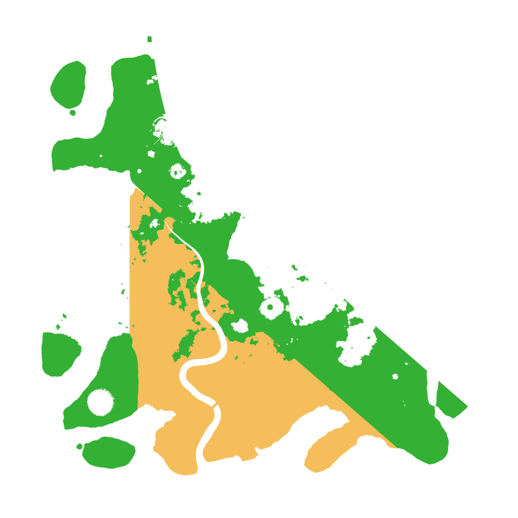 Biome Rust Map: Procedural Map, Size: 3500, Seed: 266263712