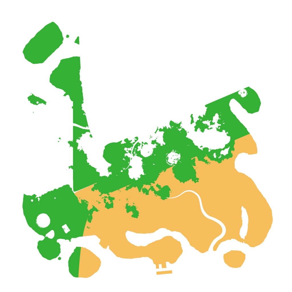 Biome Rust Map: Procedural Map, Size: 3750, Seed: 5370