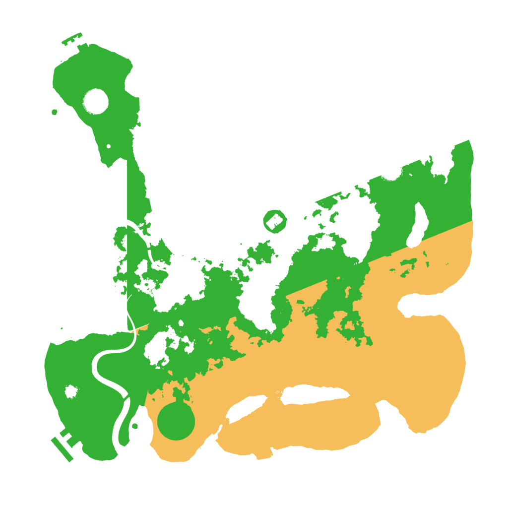 Biome Rust Map: Procedural Map, Size: 3550, Seed: 309552