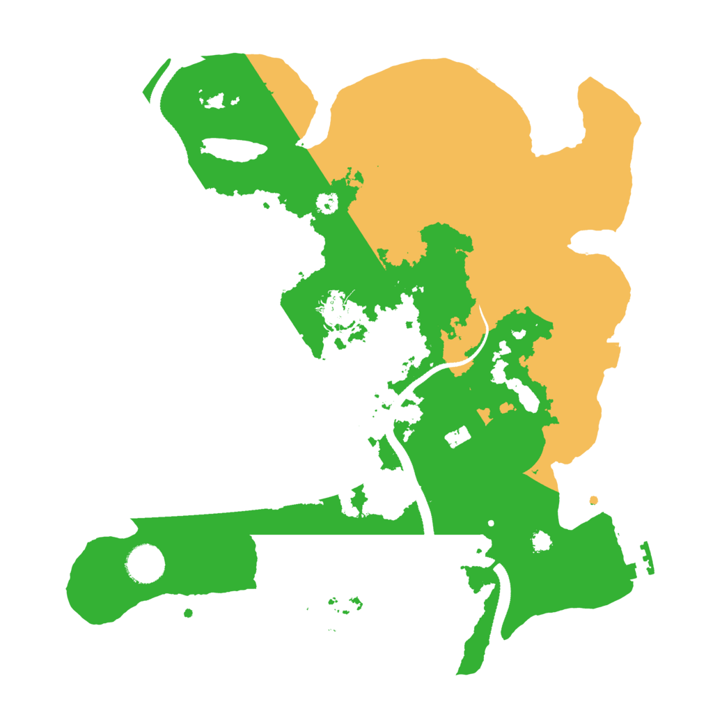 Biome Rust Map: Procedural Map, Size: 3250, Seed: 151014523