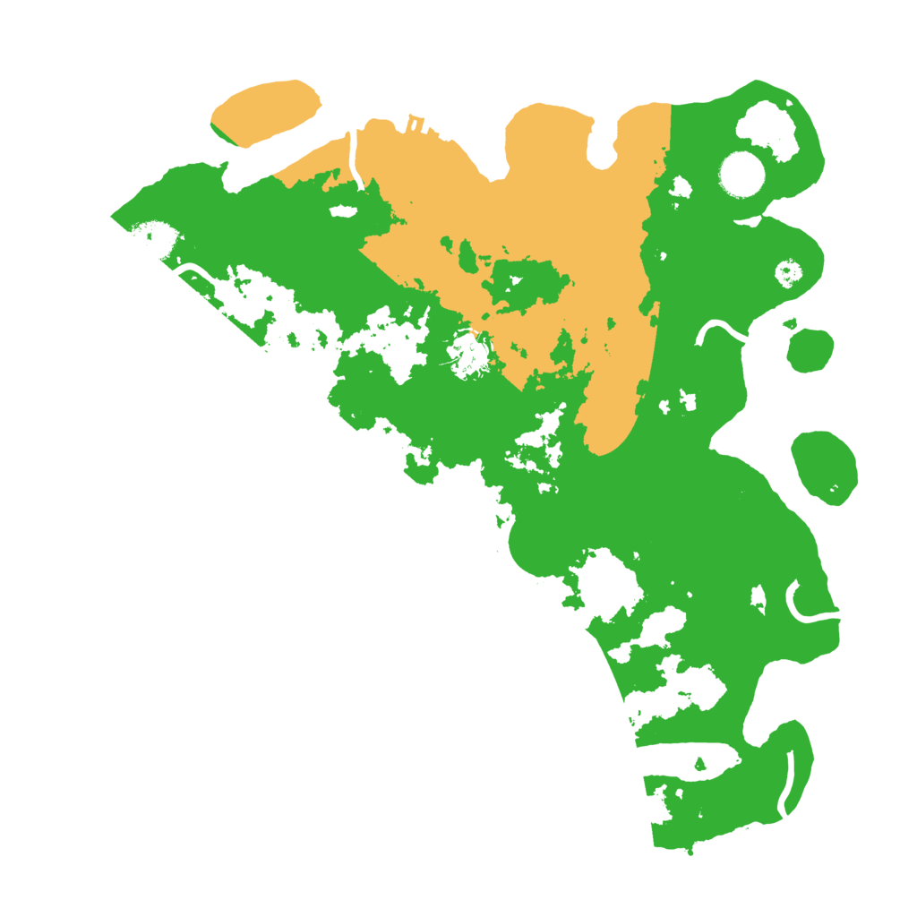 Biome Rust Map: Procedural Map, Size: 3550, Seed: 923891
