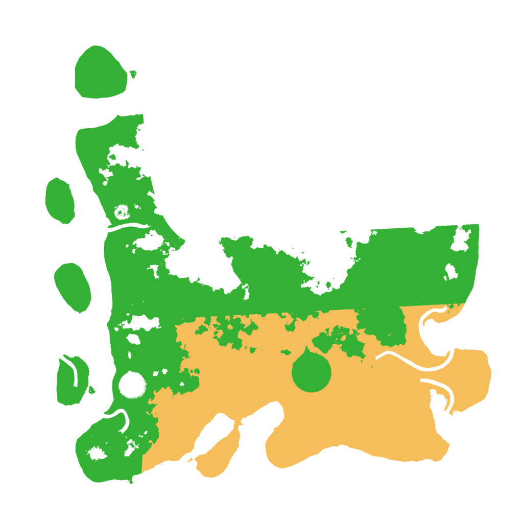 Biome Rust Map: Procedural Map, Size: 3500, Seed: 1704055038