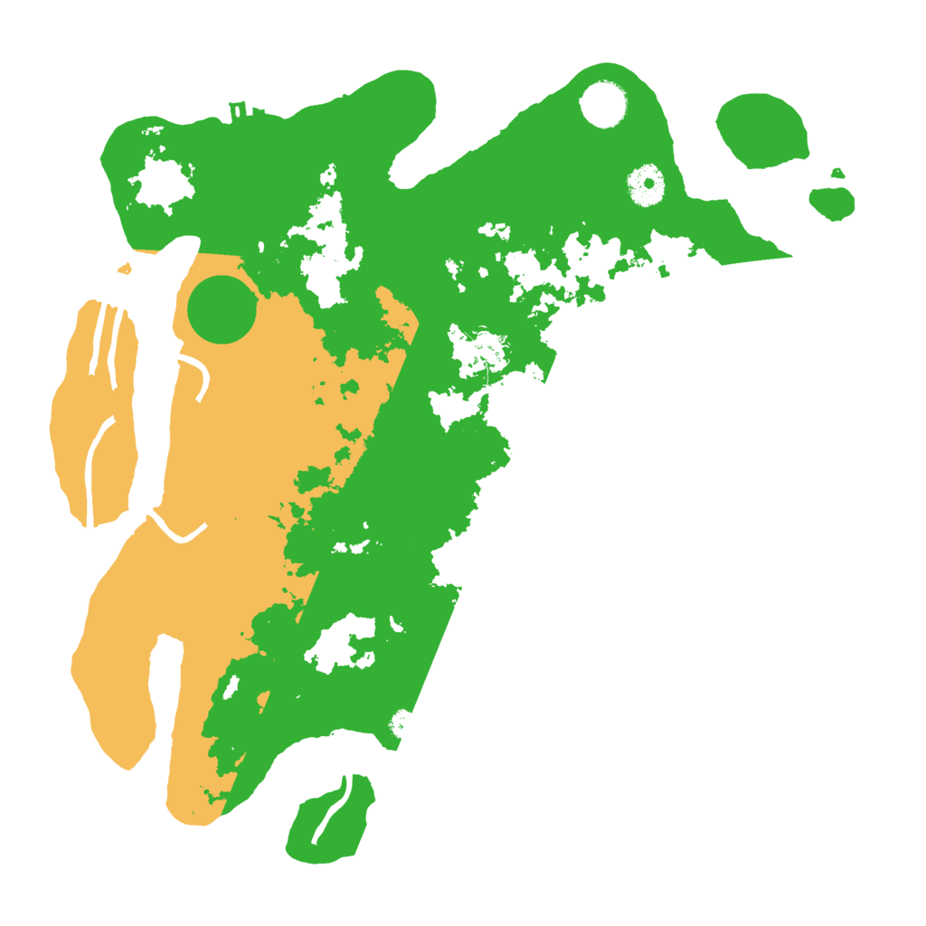Biome Rust Map: Procedural Map, Size: 3550, Seed: 990002