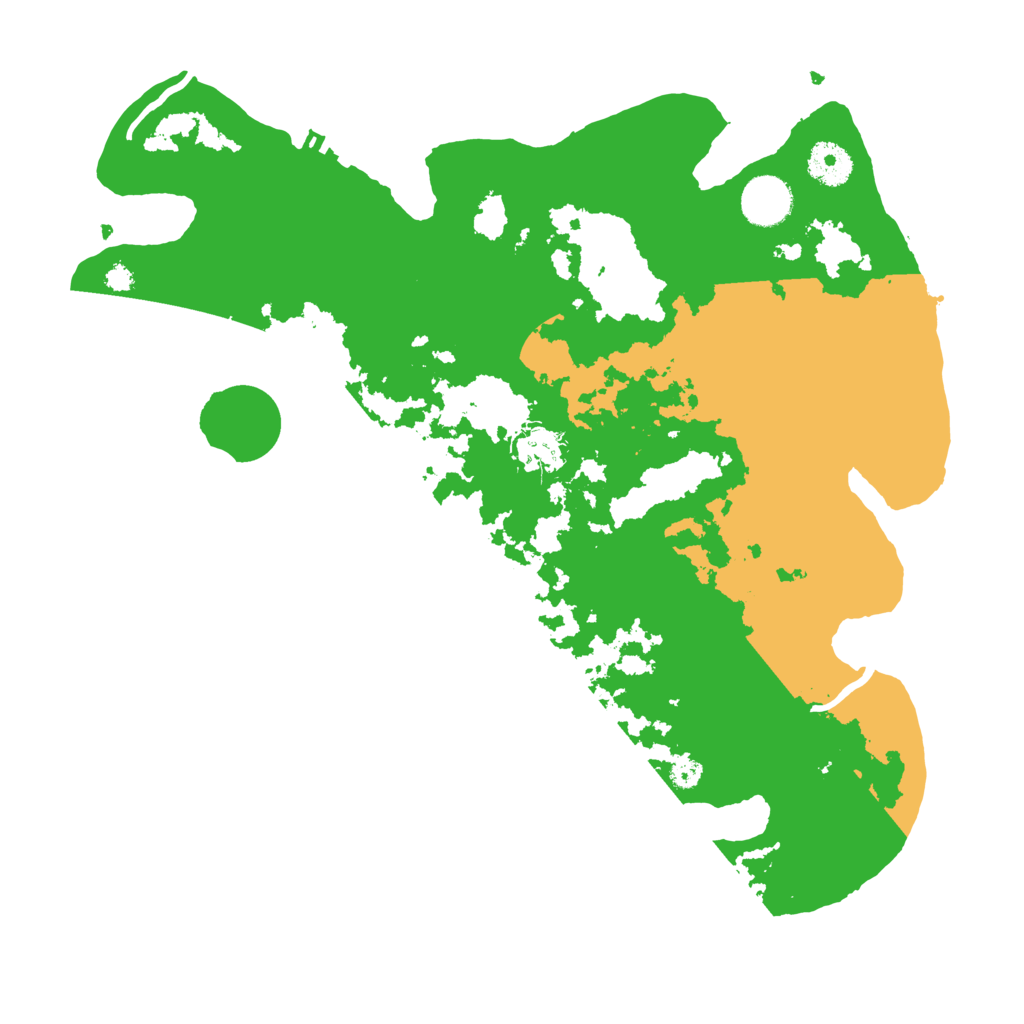 Biome Rust Map: Procedural Map, Size: 3550, Seed: 100072