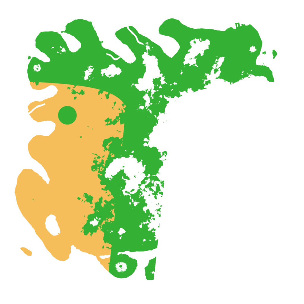 Biome Rust Map: Procedural Map, Size: 4322, Seed: 768295476