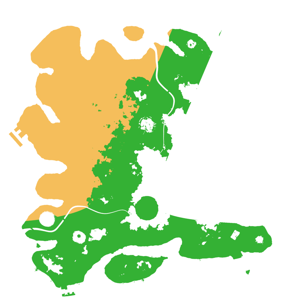 Biome Rust Map: Procedural Map, Size: 3560, Seed: 803278